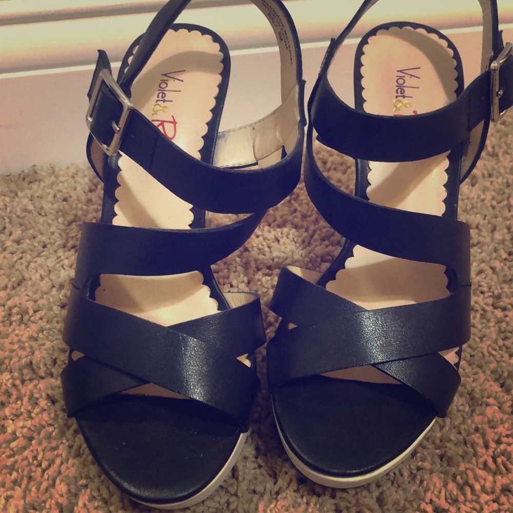 Violet & Red wedges